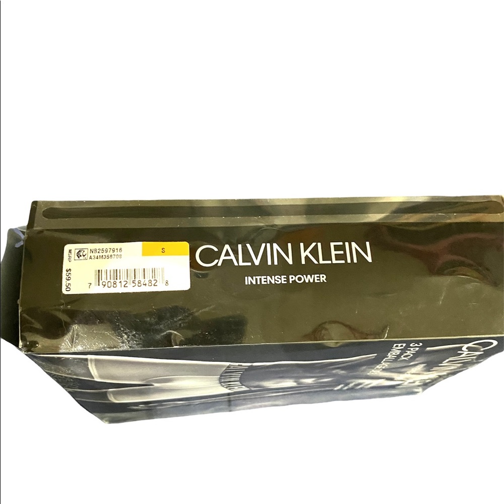 Calvin Klein 3 Pack Men Intense Power Boxer Brief Black Underwear - Picture 7 of 8